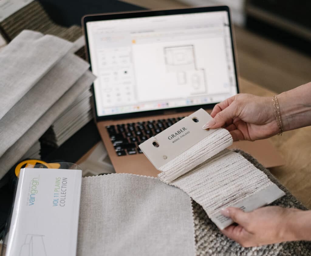 window covering in home